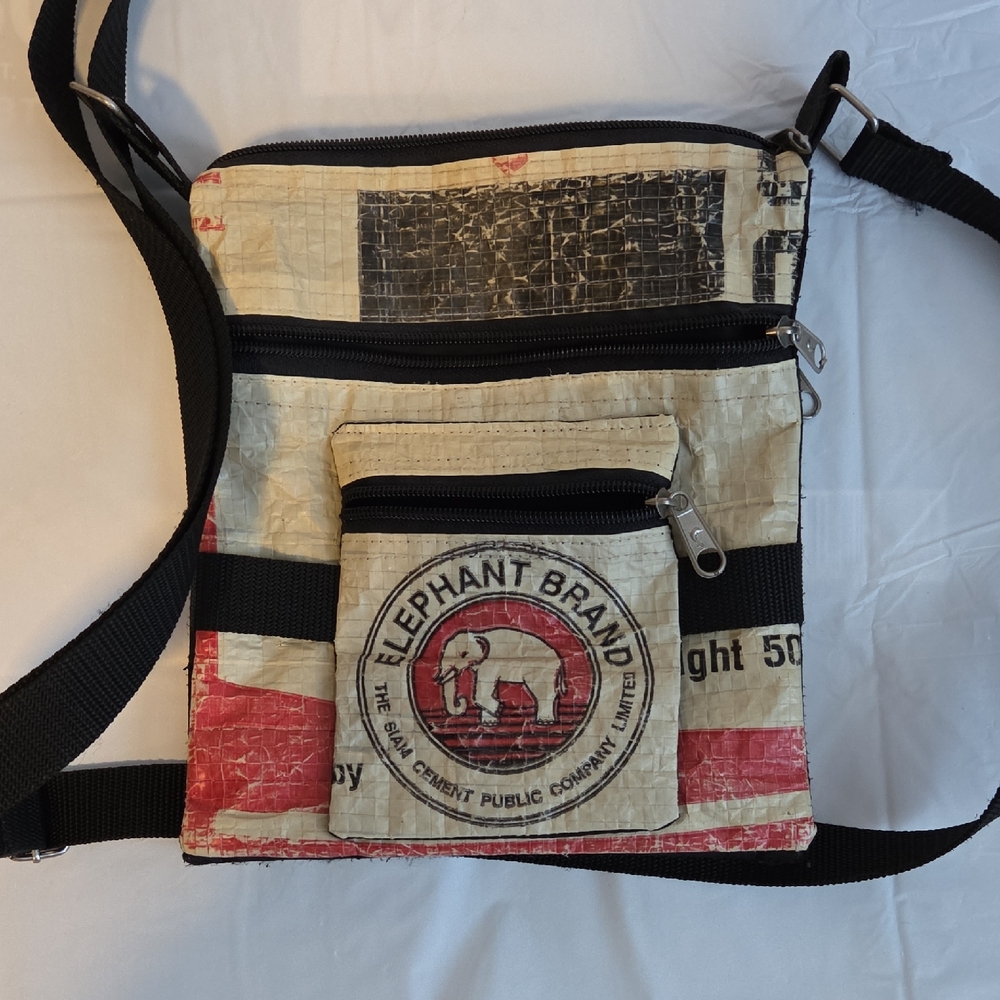 Red and Black Crossbody Bag